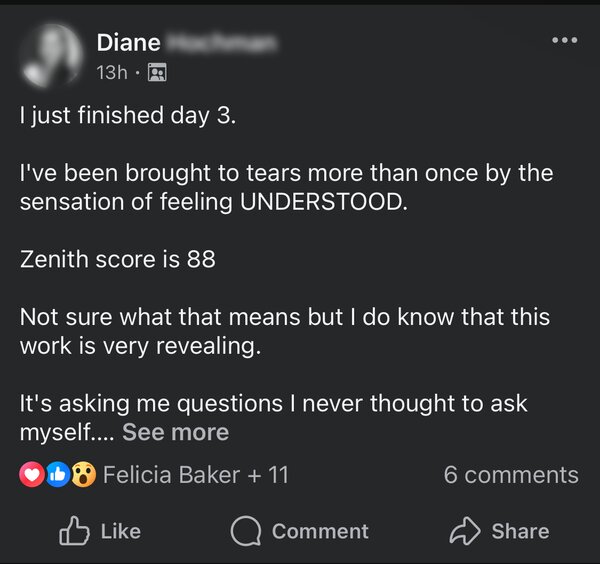 Diane Hochman testimonial